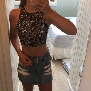 🖤2/$15🖤Hollister Tribal Print Crop Tank Top